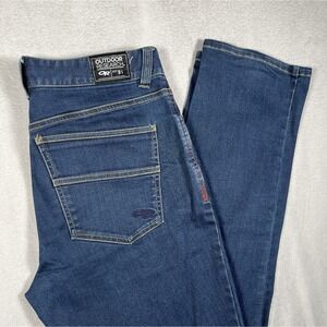 Outdoor Research Jeans Men 30x32 Goldrush‎ Blue Denim Straight Leg Athleisure